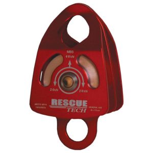2" Double Rescue Pulley with Becket